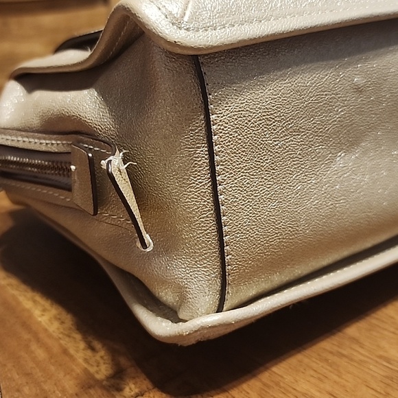 Gianni Bini Metallic Gold Satchel - Picture 6 of 16